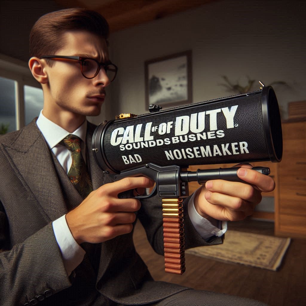 Call of Duty Sounds Bad Business Noisemaker
