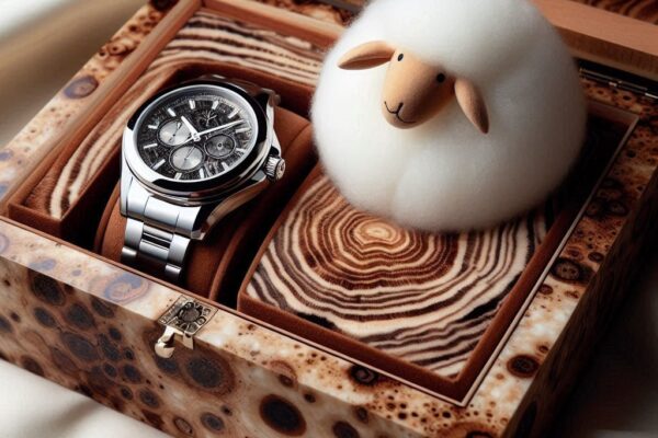 Fossil Sheep Watch Box